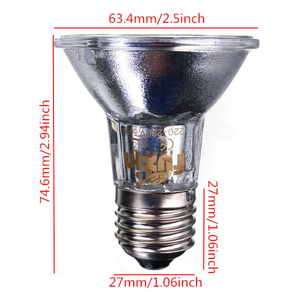 Reptile Halogen Spotlights Lamp