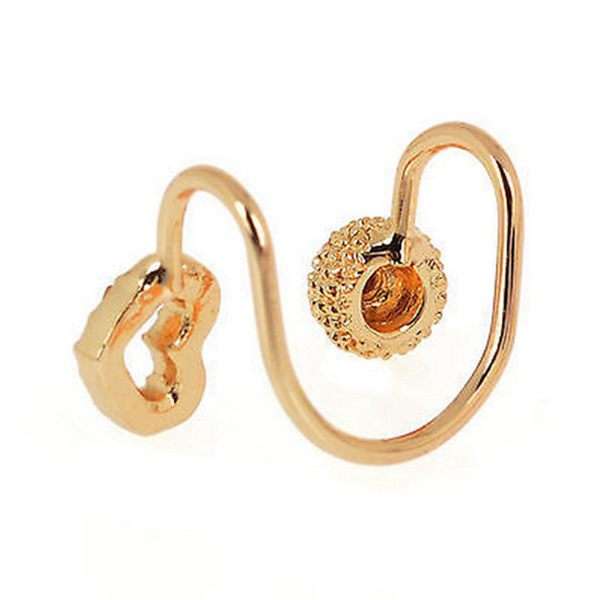 Crystal Hollow Heart Earring