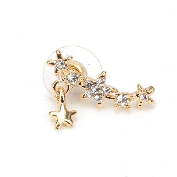 Rhinestone Little Stars Ear Stud