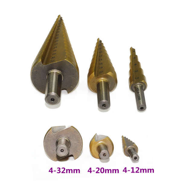 Step Pagoda Drill Bits