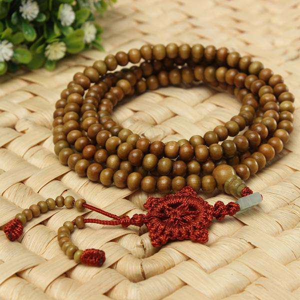 Sandalwood Buddhist Necklace Bracelet
