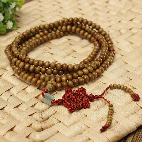 Sandalwood Buddhist Prayer Bead Bracelet