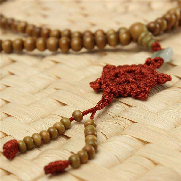 Sandalwood Buddhist Necklace Bracelet