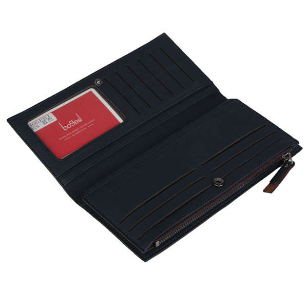 Business Men Bifold Long Clutch Wallet Purse Money Pockets Card Holder