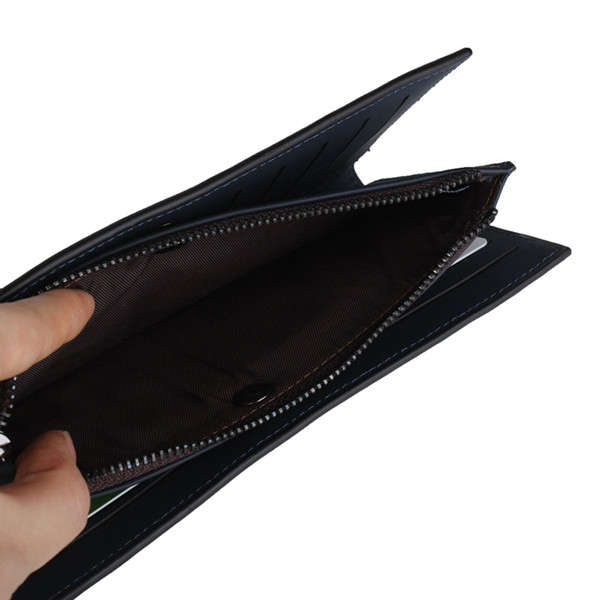 Business Men Bifold Long Clutch Wallet Purse Money Pockets Card Holder
