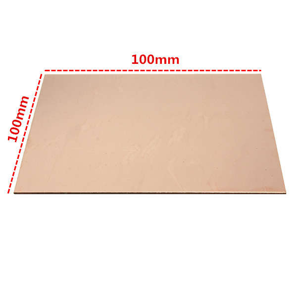 99.9% Pure Copper Sheet Metal Plate 1mm*100mm*100mm -- Banggood.com