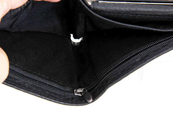 Men Leather  Pockets Wallet Money Purse ID Credit Card Clutch