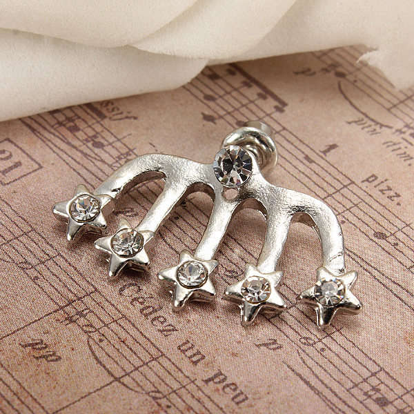 crystal cuff earring