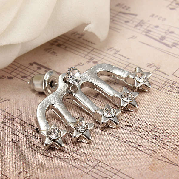 crystal cuff earring