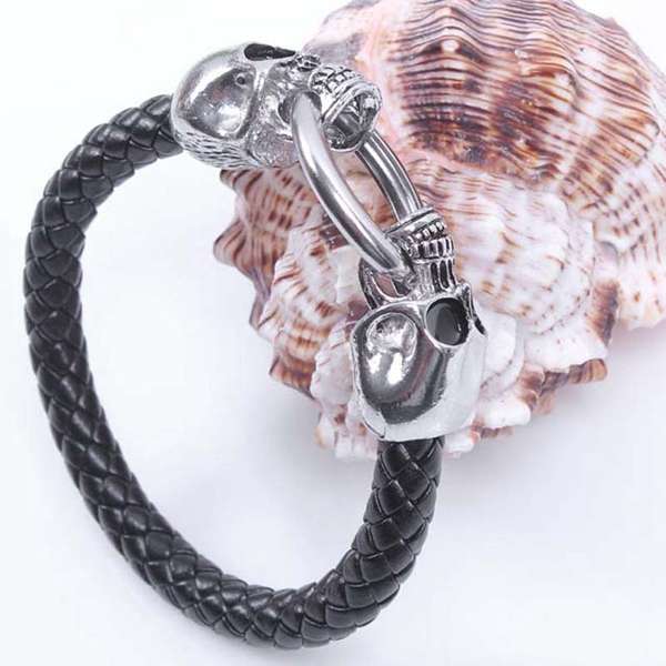 Skeleton Stainless Steel Men Bracelet
