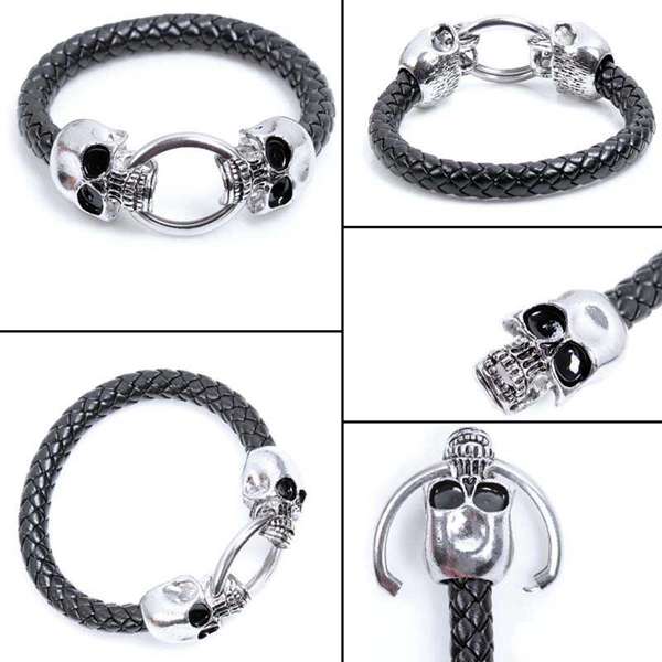 Skeleton Stainless Steel Men Bracelet