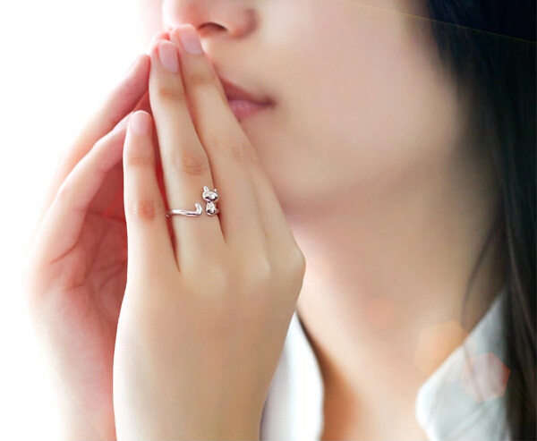 Cat Finger Ring