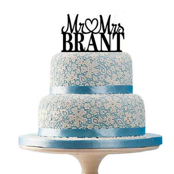 Wedding Cake Topper Personalized Wedding Cake Decoration 