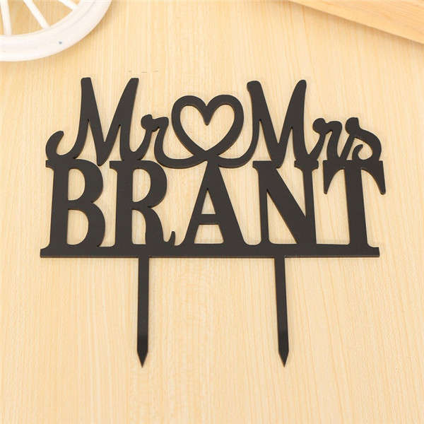 Wedding Cake Topper Personalized Wedding Cake Decoration 