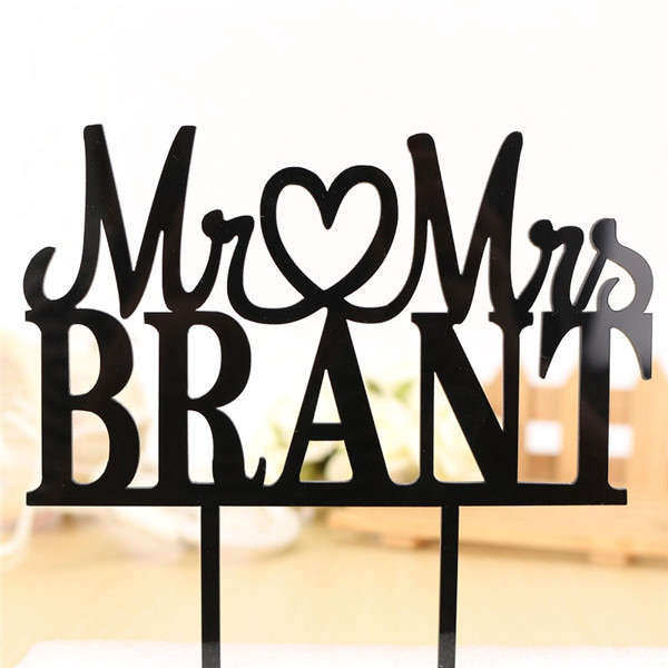 Wedding Cake Topper Personalized Wedding Cake Decoration 