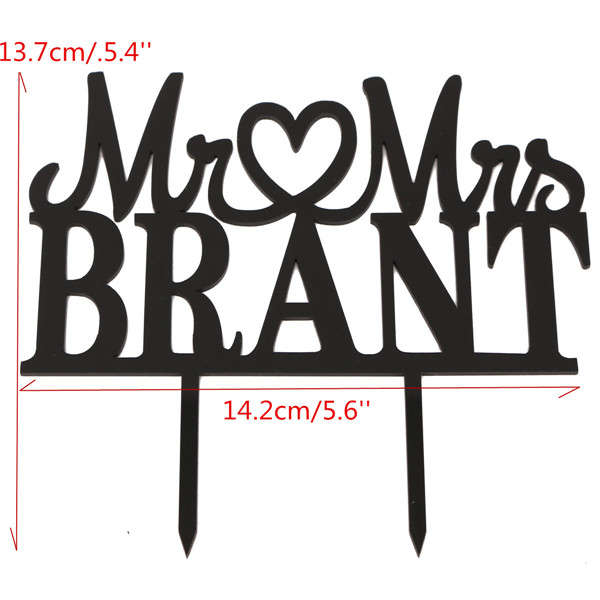 Wedding Cake Topper Personalized Wedding Cake Decoration 