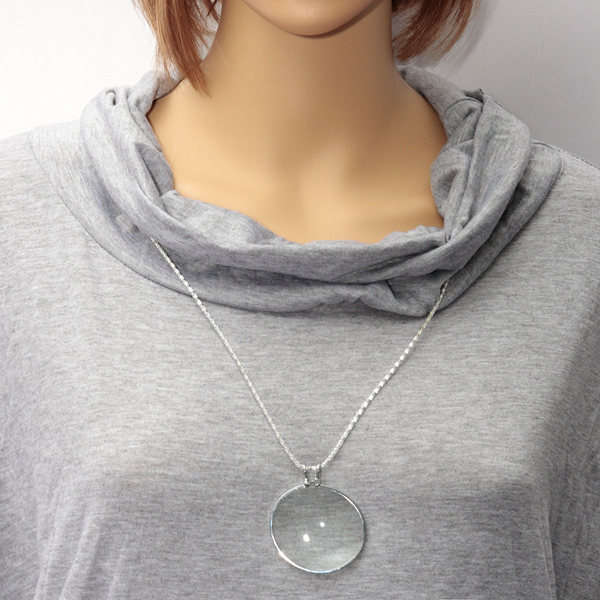 Monocle Glass Necklace