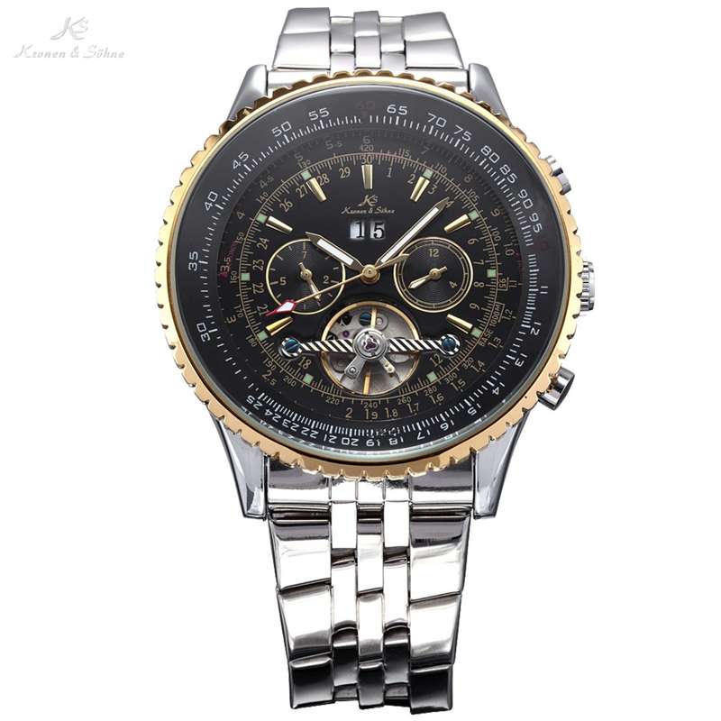 KRONEN & SOHNE Tourbillon Automatic Mechanical Watch BRAND NEW with box and papers