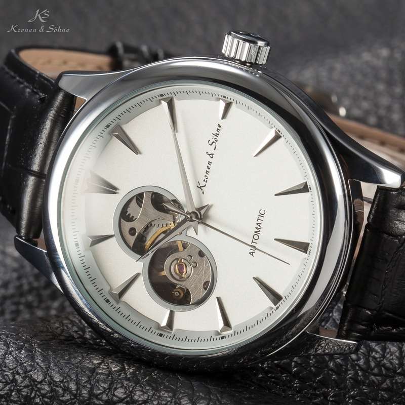 KRONEN & SOHNE Navigator JULES VERNE TOURBILLON Voyager AUTOMATIC Watch w/ BOX AND PAPERS