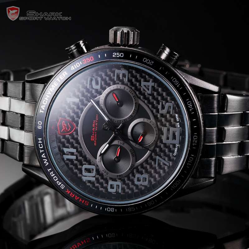 brand new SHARK F1 BLACKNOSE CHRONOGRAPH WATCH BRAND NEW W/ BOX, PAPERS, LOADED!!