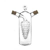 Glass - Oil and Vinegar grape shaped