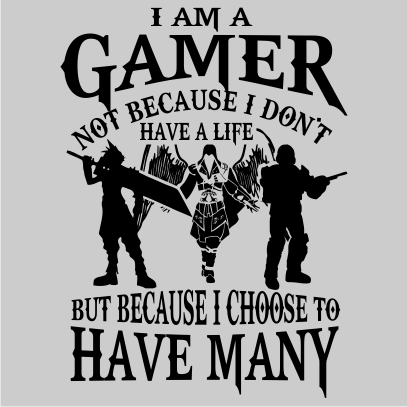 I am a Gamer - Grey Xxxl Male