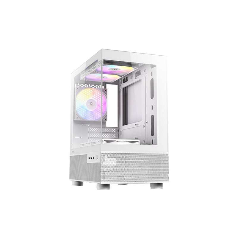 Antec CX200M Elite Micro-ATX | ITX RGB Mini-Tower Gaming Chassis  White