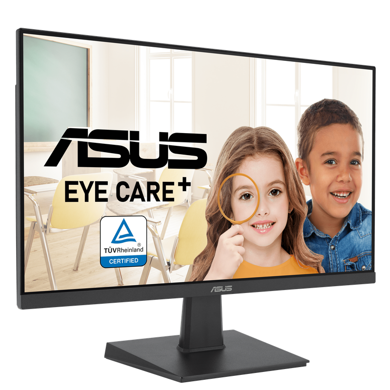 ASUS VA24EHE 23.8 Monitor 75Hz Full HD (1920x1080) IPS Eye Care HDMI D-Sub DVI-D,Black