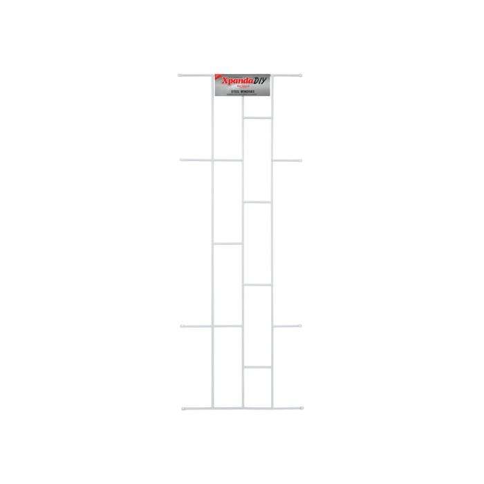 Xpanda White Brick Design Steel Window Burglar Bar 460 x 1270mm