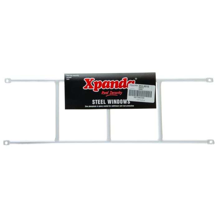 Xpanda White Brick Design Steel Window Burglar Bar 460 x 160mm