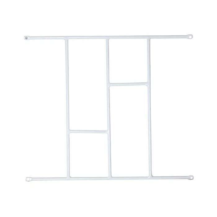 Xpanda White Brick Design Steel Window Burglar Bars 460 x 410mm
