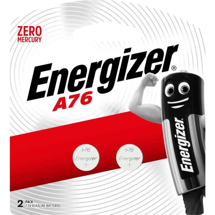 Energizer A76 Alkaline Batteries - 2 Pack