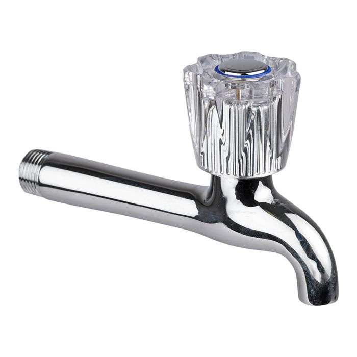 Icon Red Chrome Plated Aries Extended Bibtap 15mm