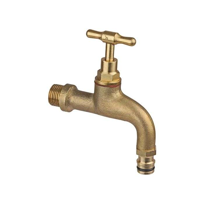 Brass Hose Bibtap 15mm THBRBG