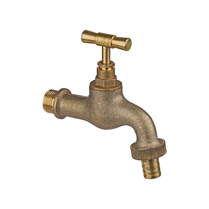 Brass Heavy Pattern Hose Bibtap 15 x 20mm
