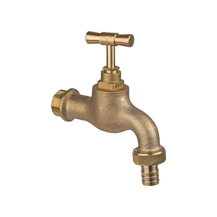 Brass Heavy Pattern Hose Bibtap 20 x 20mm