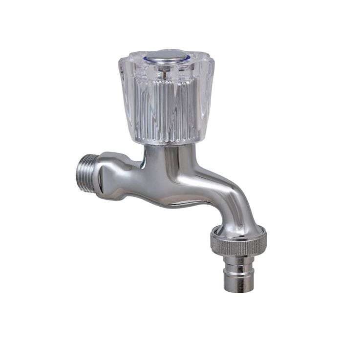 Icon Red Chrome Plated Aries Hose Bibtap 15 x 20mm