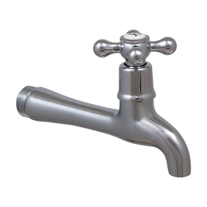 Icon Red Chrome Plated Victory Basin Extended Bibtap 20mm