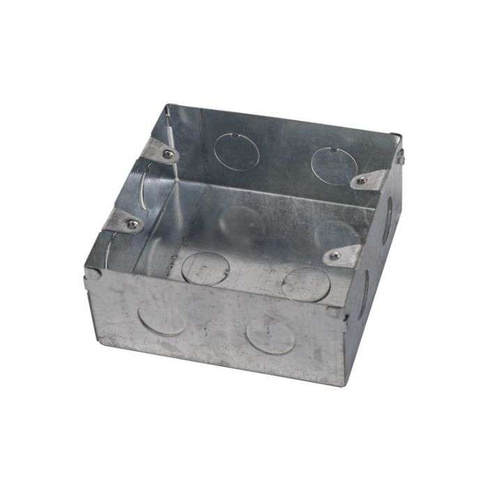 Galvanized Flush Wall Box 4x4