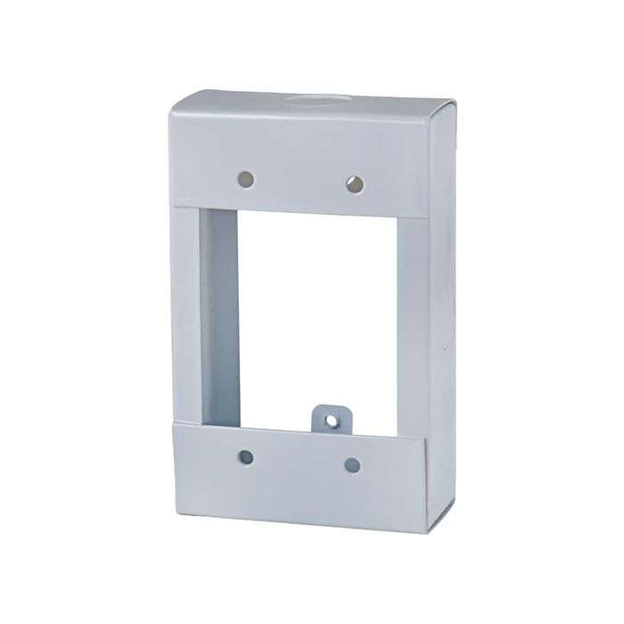 White Steel Surface Wall Box 4x2