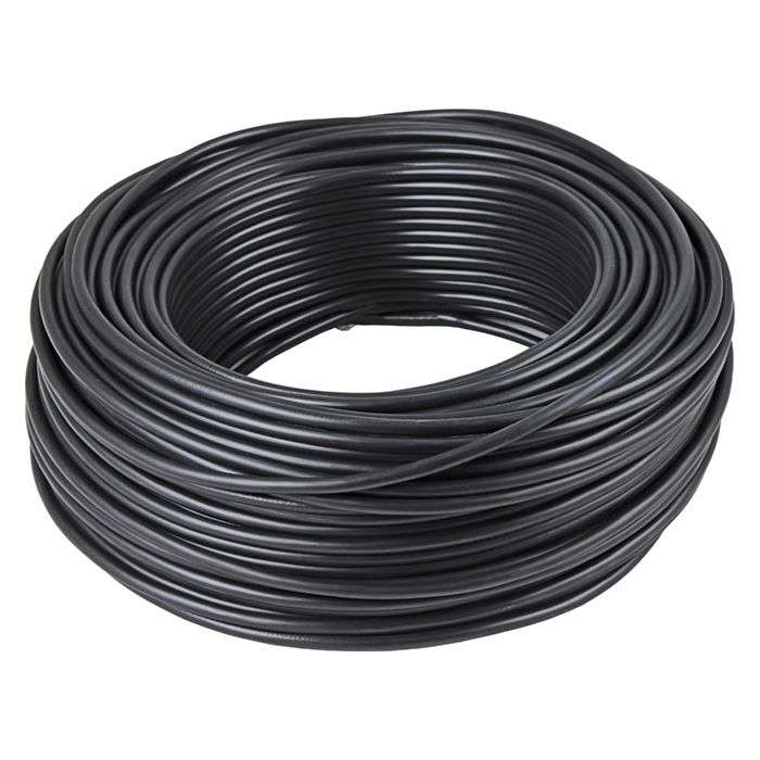 Black 3 Core Cabtyre 1.5mm- 5m Roll