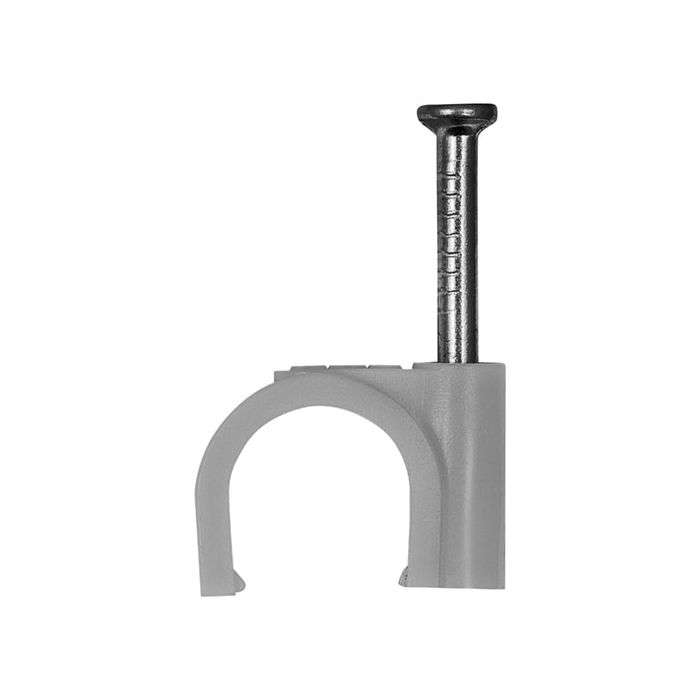 Round Cable Clips 9mm - 100 Pack