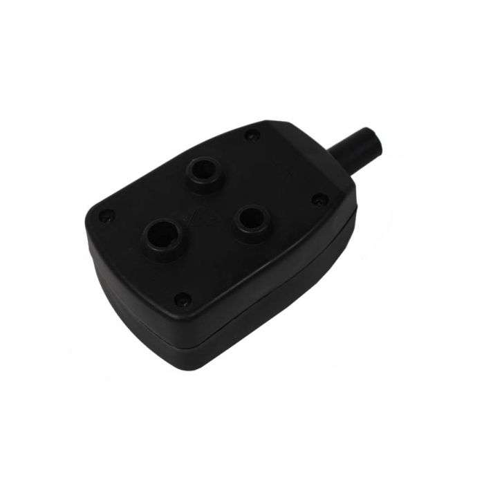 Black PVC Double Janus Coupler
