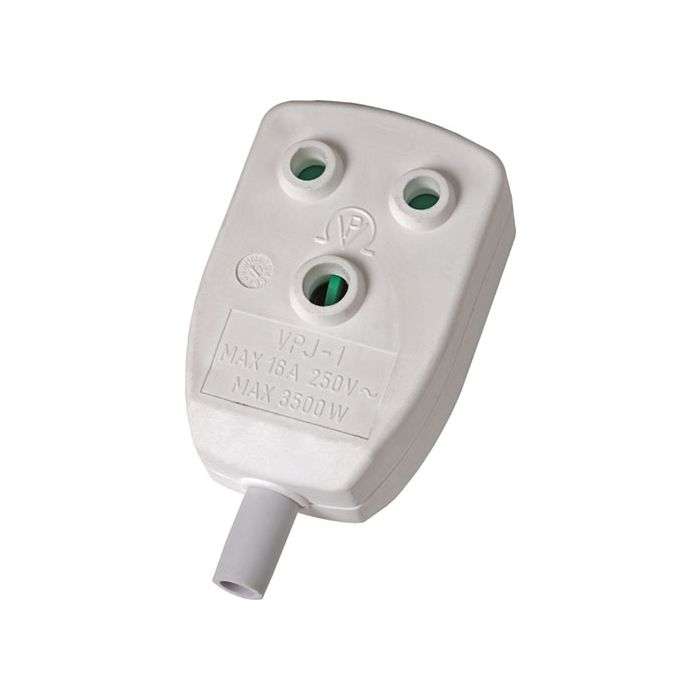 White PVC Double Janus Coupler