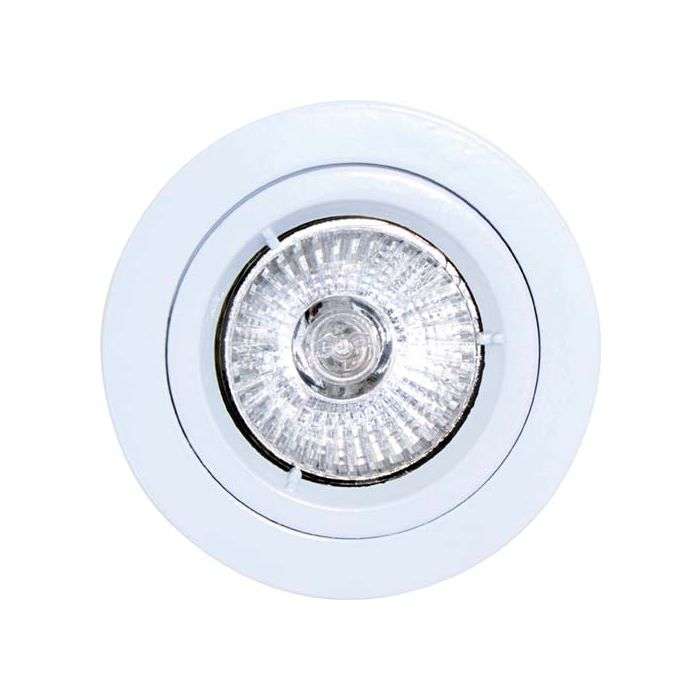 Eurolux White Straight Twist Lock Downlight 80mm