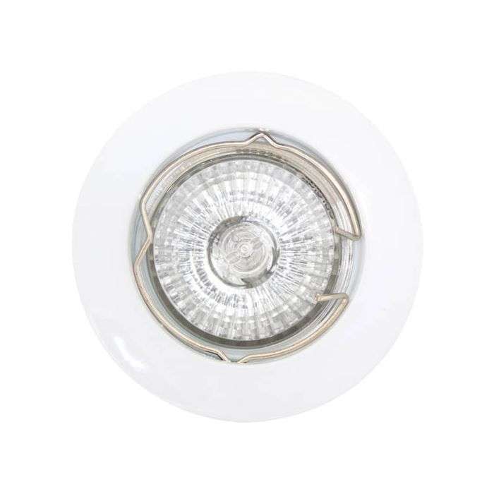 Eurolux White Curved Rim Downlight 78mm