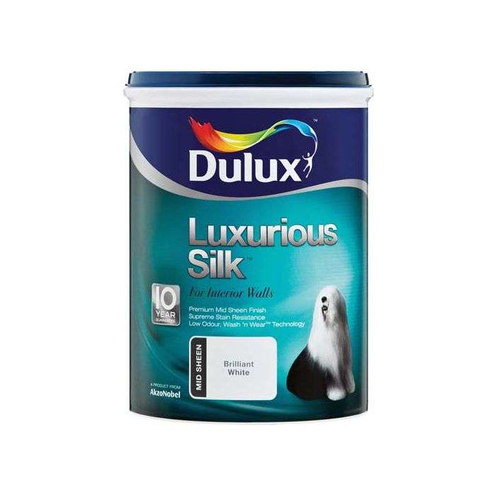 Dulux Luxurious Silk 5L- Moon Grey