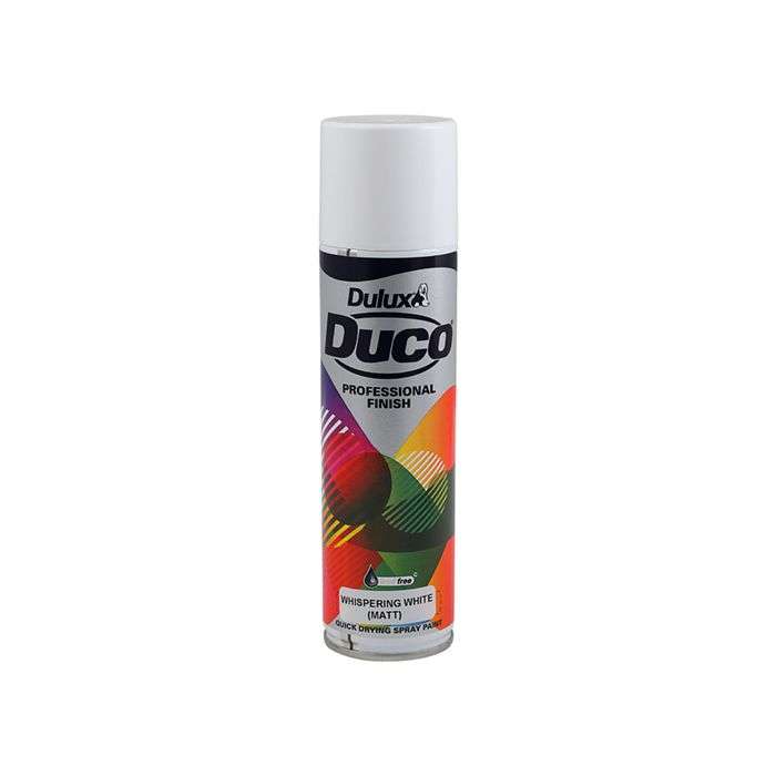 Dulux Ducospray Matt Whispering White 300ml