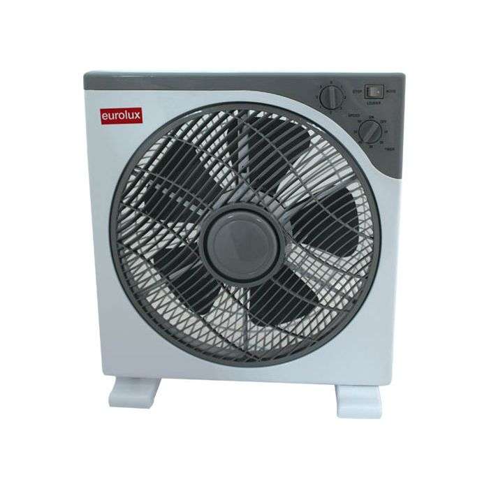 Eurolux White 3-Speed Desk Fan 300mm