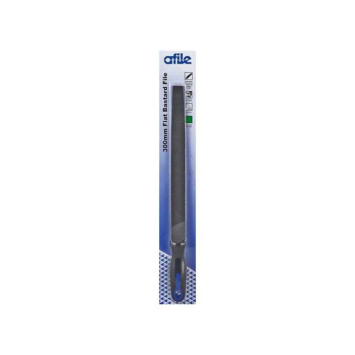 Afile Flat Bastard File With Handle 300mm